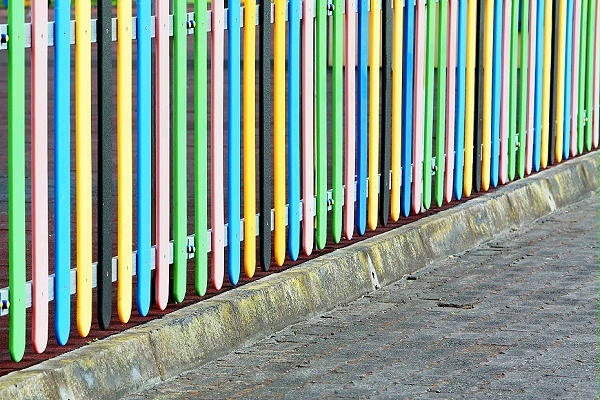 彩色护栏